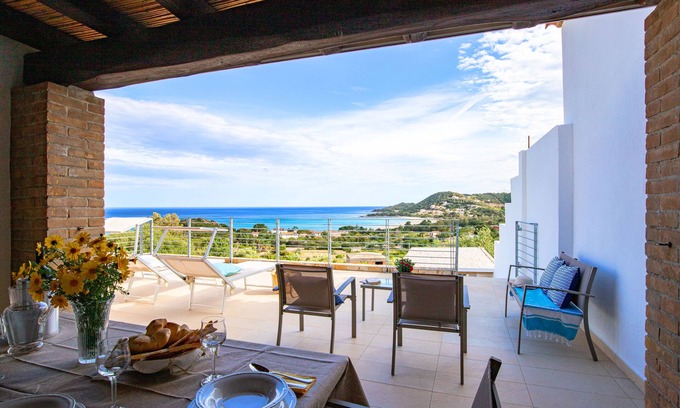 Tertenia Villa | Villa Aura - Stunning villa with panoramic views of Foxi Manna Bay