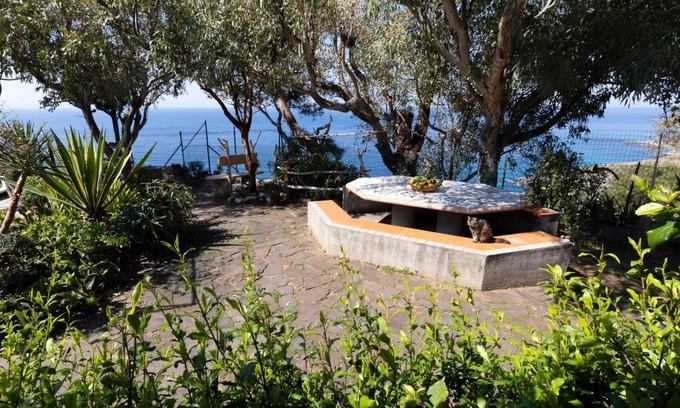 Joppolo House | Villa Aurelia overlooking the sea, 500m from the beach, with wi fi and A/C