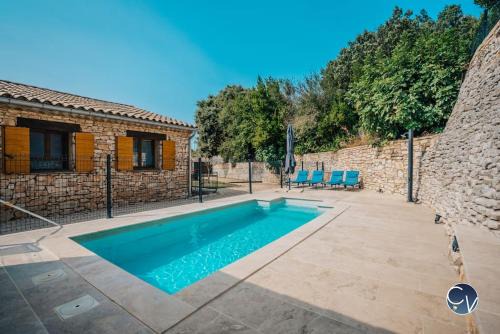 Orgnac-l'Aven Villa | Villa avec piscine privée et jardin en Ardèche