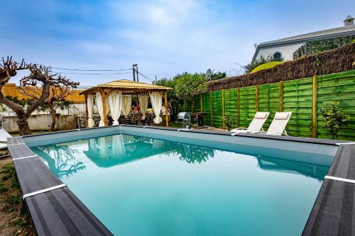 Forio Villa | Villa Conchiglia blu con piscina