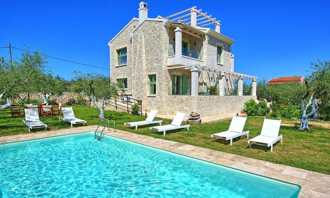 Almiros Beach Villa | Villa Elaia - Vasilika Peritheias ,Ionian Islands