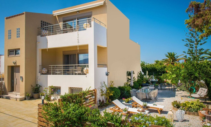 Gournai Villa | Villa Eva 2 Brand new luxury villa, 50 meters from the sea with a dream garden
