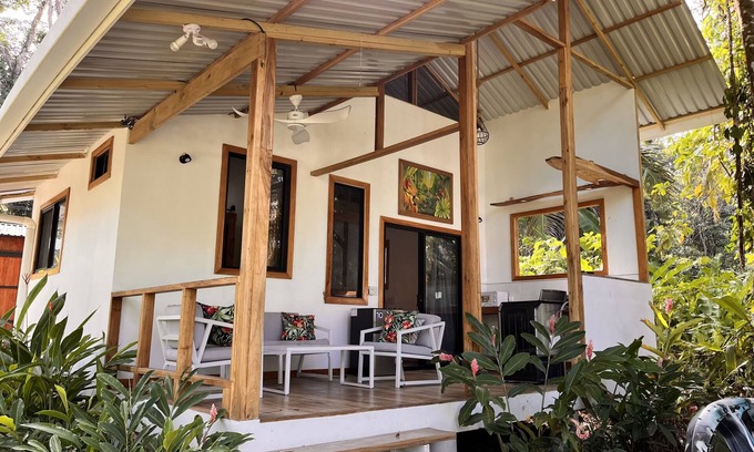 Punta Uva Villa | Villa Green Macaw Comfortable Beach Front Villa, sea breezes, Tropical gardens