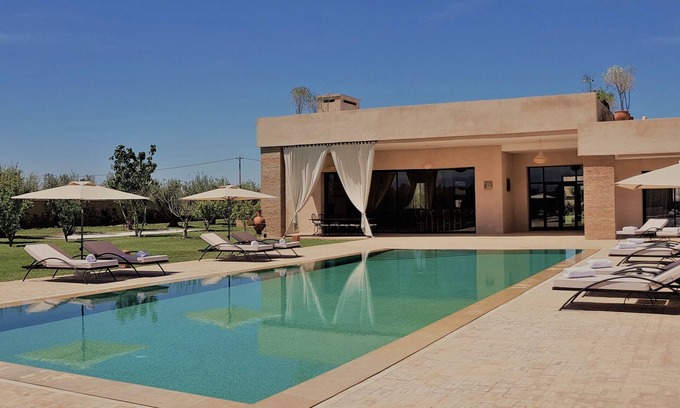 El Aggada Villa | Villa ISILBI, heated pool, 5 double bedrooms.
