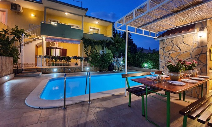 Solin Villa | Villa KRNIC SOL in Split, Solin with a heated pool. .