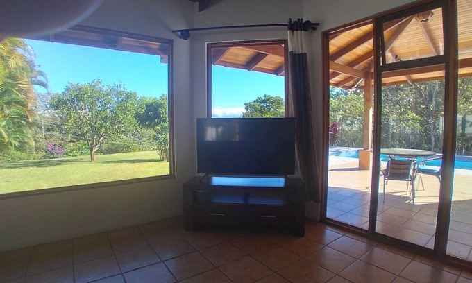 Garabito Villa | Villa La Jolla with gardens, jungle, pool and valley view - 20 day minimum stay