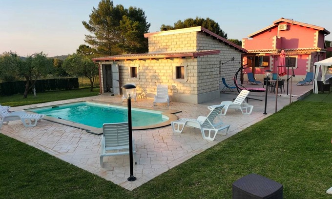 Noto Villa | Villa 'Manghisi' with Mountain View, Private Pool and Private Terrace