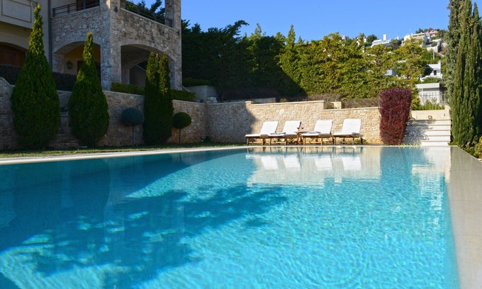 Nea Makri Villa | Villa Marina - Luxury Villa with pool and sea-view