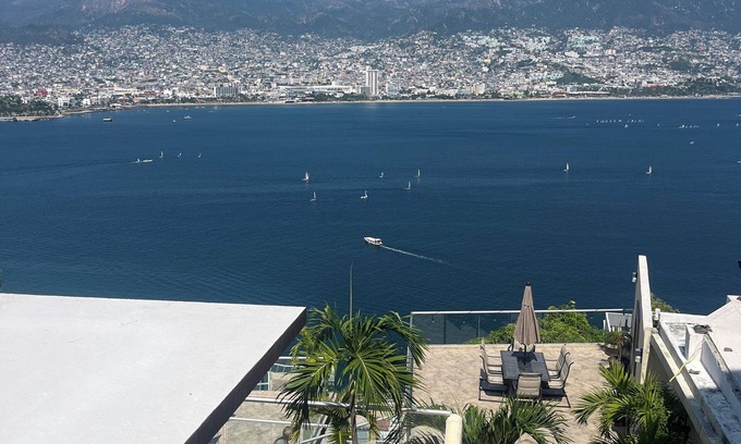 Caleta House | Villa Marlin Acapulco with panoramic view of the bay