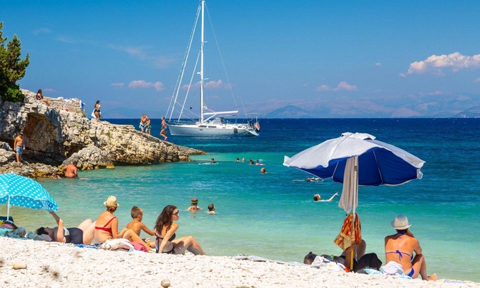 Paxos Villa | Villa Martha Large Private Pool Walk to Beach Sea Views A C Wifi Car Not Required - 2247