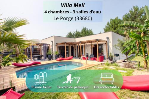 Le Porge Villa | Villa Meli - Le Porge : la plage, Lège-Cap Ferret et Lacanau à 10 minutes