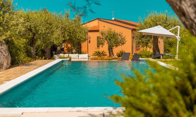 Mazzaforno Villa | Villa Monica with private pool for 5 people with 3 bedrooms in Cefalù