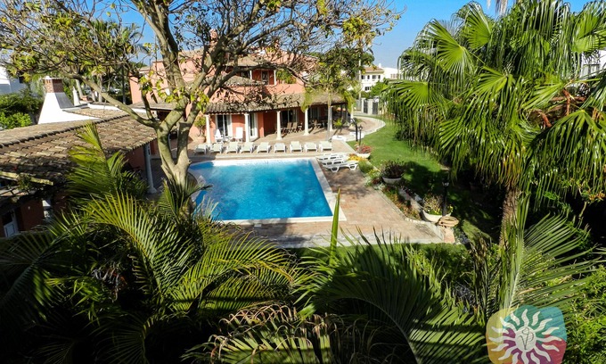 Faro Villa | VILLA ON THE NATURAL PARK AND CLOSE TO BEACH, BEAUTIFUL GARDEN AND HEATED POOL