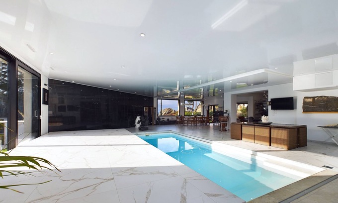 Plougasnou Villa | VILLA Sea view, 50 M beach, private indoor pool 28°C, sauna, hammam, 2 spas