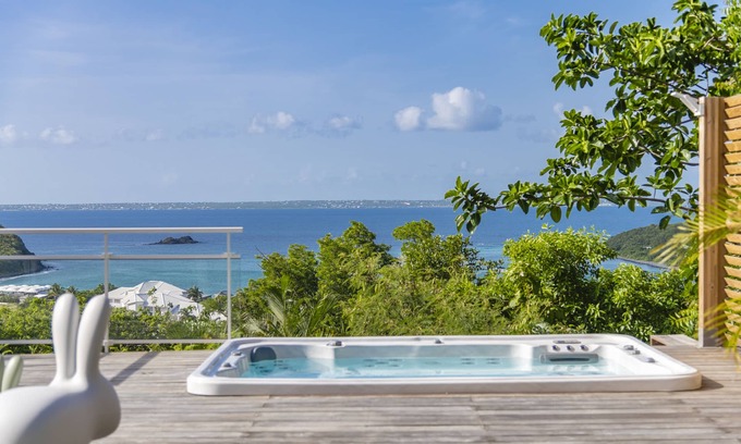 Anse Marcel Villa | Villa sea view pool and jacuzzi