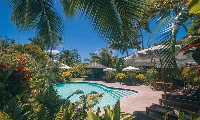 Arorangi Villa | Villa TORU beautiful tropical style villa with outdoor bath, on the sunset side