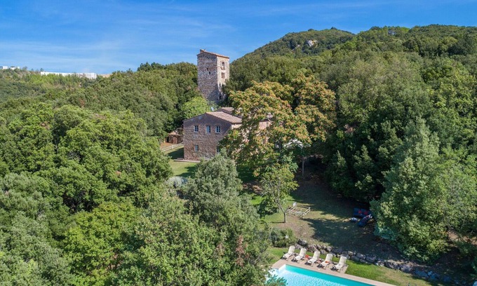 Gambassi Terme Villa | Villa + Tower with Private pool