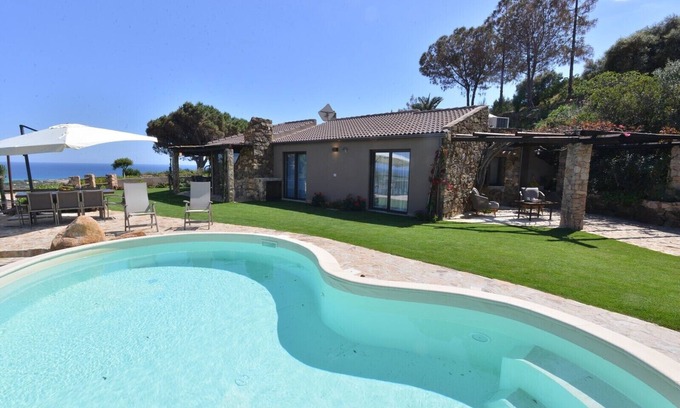 Chia Villa | Villa with pool and stunning views, Chia Sardegna Italy