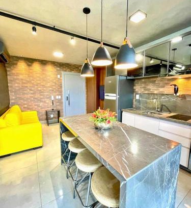 Jardim dos Estados Apartment | Vista Ampla e Estilo Industrial nesse Lindo Loft
