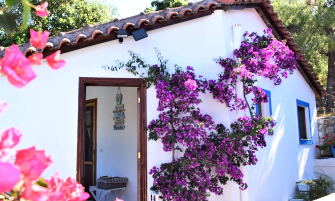Lithakia Cottage | Voro Cottage, Lithakia Village, private plunge pool and panoramic sea views.