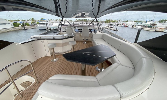 Key West Boat Rental | VRBO Elite 72' Luxury Motor Yacht