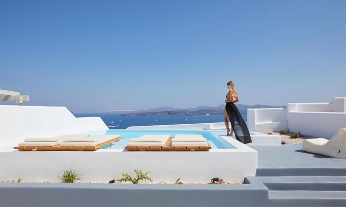 Akrotiri Villa | w Villa Elagua - Akrotiri - A Stunning 2 Bedroom Villa - Infinity Pool