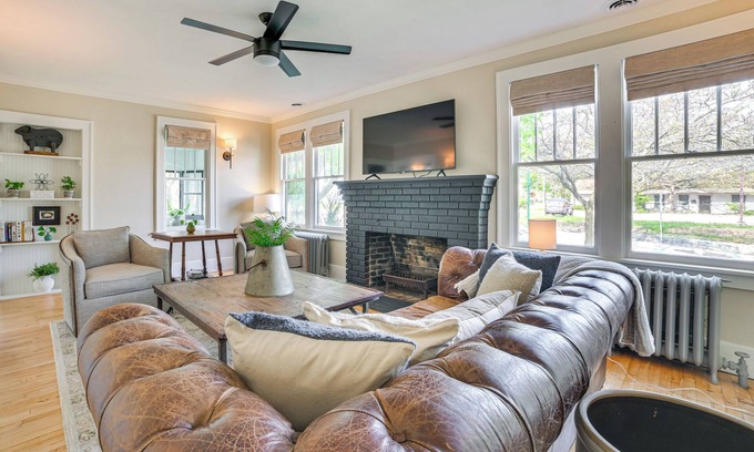 Charlevoix House | Walk to Dtwn: Cozy Home w/Fireplace in Charlevoix