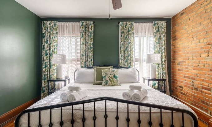 Merion Village House | Walkable to Cafes | Fenced in Patio | King Bed