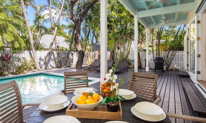 Midtown House | WALKING ON SUNSHINE ~ Exquisite 3 BR, 3 Ba Home w/Heated Pool & Parking!