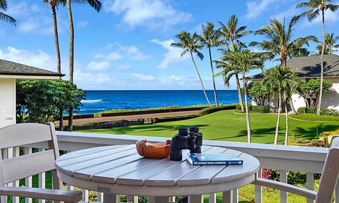 Poipu Condo | Watch the whales and spectacular sunset views from your balcony!