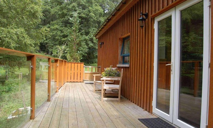 Killin Cabin | Waterfall Lodge - private waterfall and sauna
