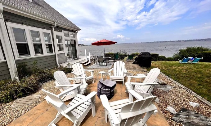 Bristol House | Waterfront 5BR Home in Bristol, RI, Sleeps up to 12 with stunning views