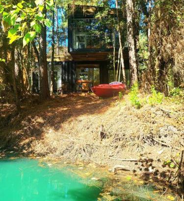 Waller House | Waterfront Container House In A Magical Forest!