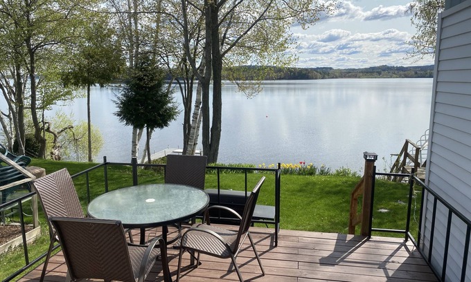 Beebe Plain House | Waterfront home on the lake shore of Beautiful Lake Memphremagog, Newport, VT.
