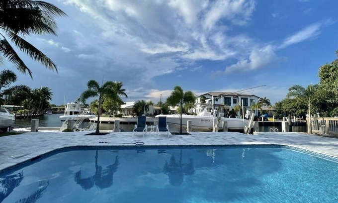 Lighthouse Point House | Waterfront Oasis with Pool: Experience Serenity by the Water!