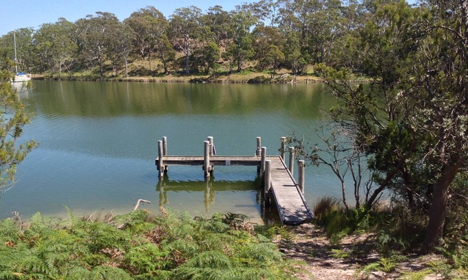 Banksia Peninsula House | Waterfront Property with Private Jetty in Bushland Setting