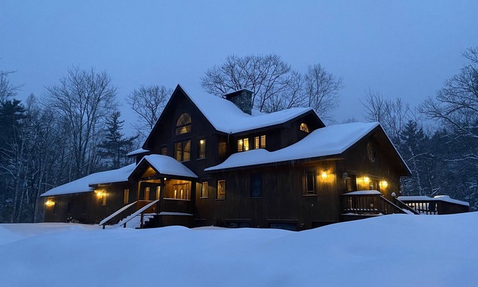 Carrabassett Valley House | Waterfront Sugarloaf Estate Pool, Hot Tub 7000sqft 3-story