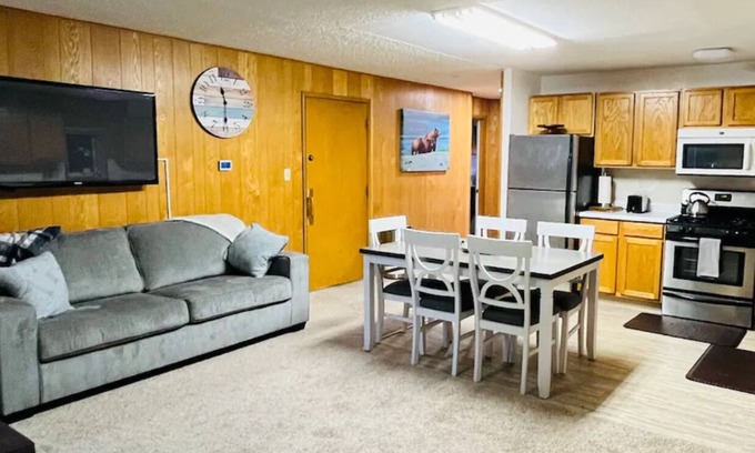 South Addition House | Waterfront unit! Walk to shops, dining, & trails!