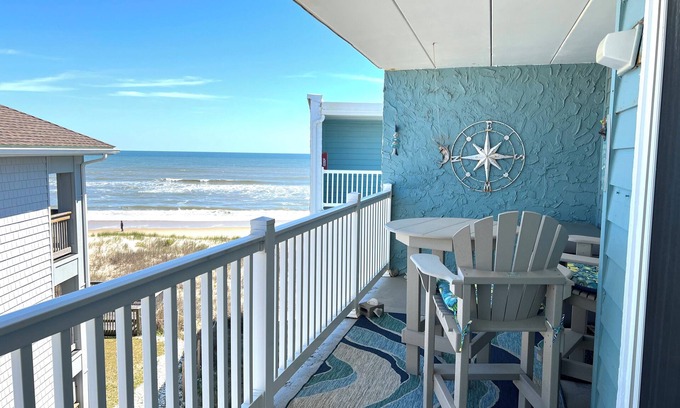 South Nags Head Condo | Waves for Days: Oceanfront Condo w/Pool Access