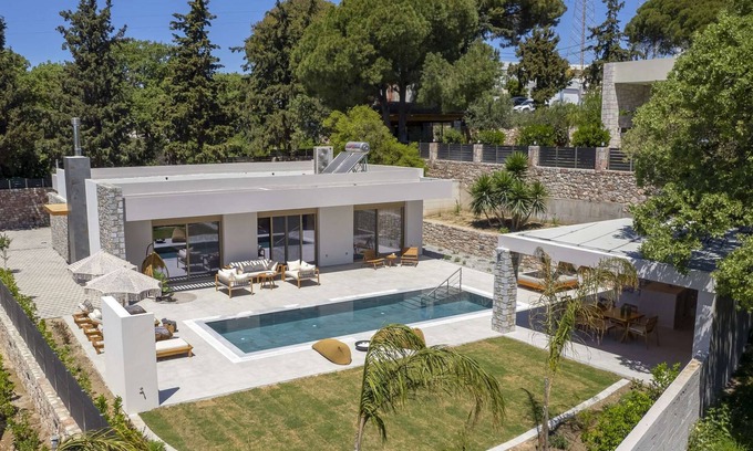 Asgourou Villa | Welcome to Emerald Estate, your serene retreat on the enchanting Rhodes Island!