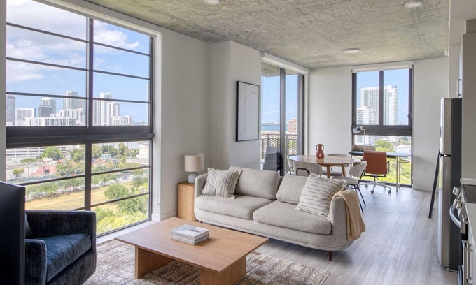 Edgewater Apartment | Welcoming Wynwood 2BR w/Gym & Roof Pool, nr Midtown, by Blueground