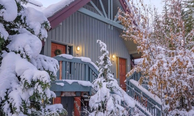 Upper Village House | Whistler Blackcomb Escape | Private Hot Tub & Cozy Mountain Views