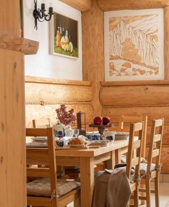 Bialy Dunajec Ski Chalet | Willa Podhalanka Jacuzzi & sauna - drewniany dom dla 20 osób