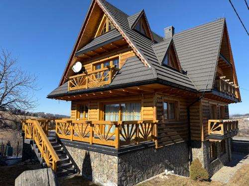 Brzegi Villa | Willa wakacyjna "Willa Kosibówka" z widokiem na góry dla 12 osób, sauna