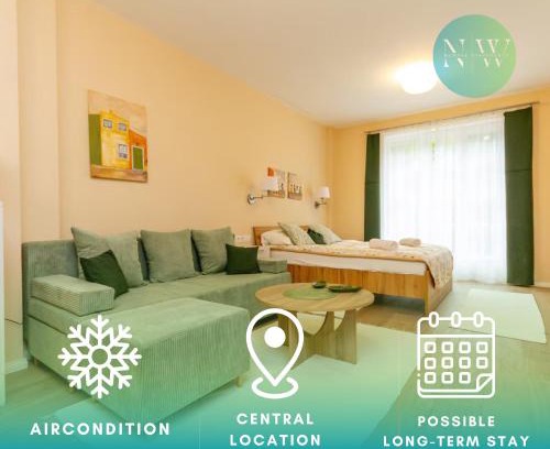 Castle Hill Apartment | Window to the Fishermans Bastion w AC by NW