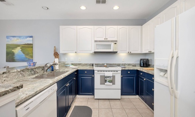 St. Simons Island Condo | Windward Point 106 - Amazing 3 bed/3 bath condo- unbelievable Marsh Views!