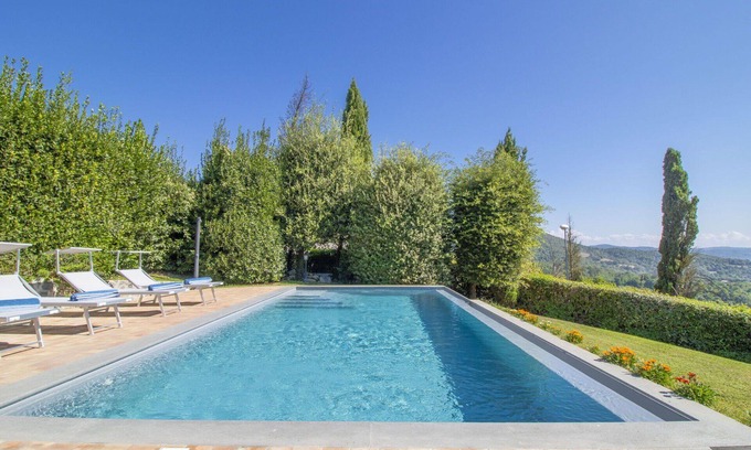 San Lorenzo Nuovo Villa | Wonderful private villa with private pool, WIFI, A/C, hot tub, TV, terrace and pets allowed