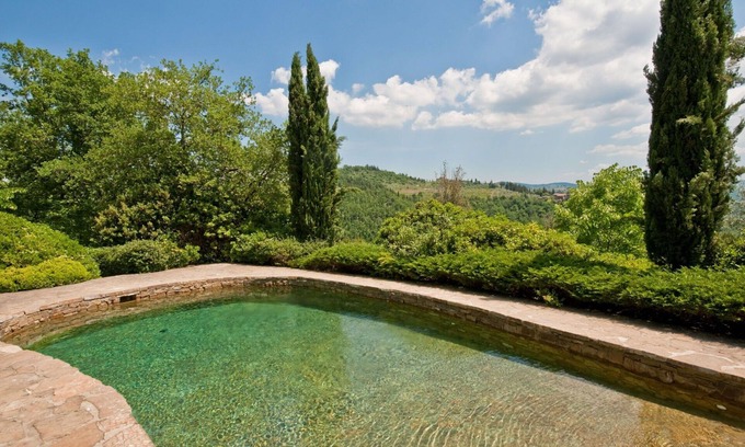 San Pietro in Bossolo Villa | Wonderful private villa for 12 guests with A/C, WIFI, private pool, TV, patio and panoramic view