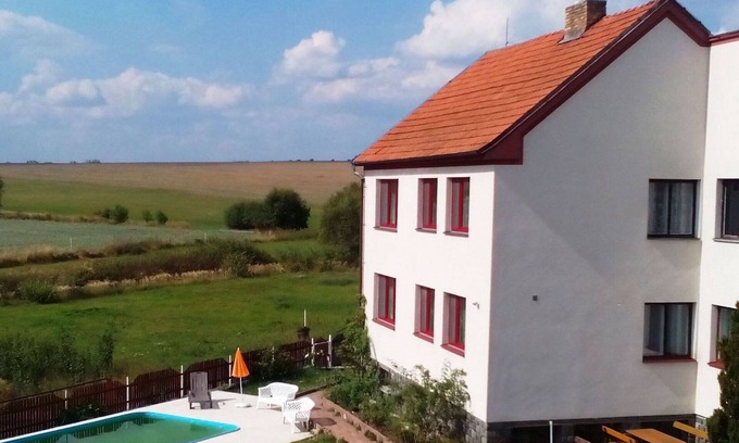 Skrychov u Malsic Villa | Wonderful private villa with WIFI, private pool, TV, terrace, pets allowed, panoramic view, parking
