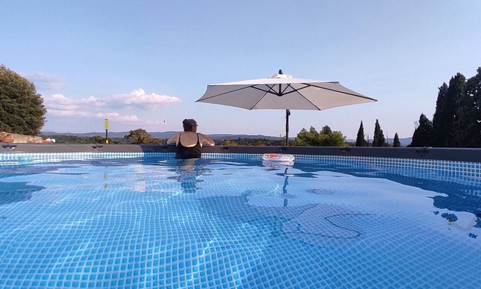 Cicogna Villa | Wonderful private villa for 10 guests with WIFI, private pool, TV, patio, panoramic view and par.
